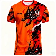 Fashion Baju😶 Barang Panas Baru Baju-T Sukan Kasual JEPUN Cetakan Naga Jepun Lembut Baju 3D Shirt Ca