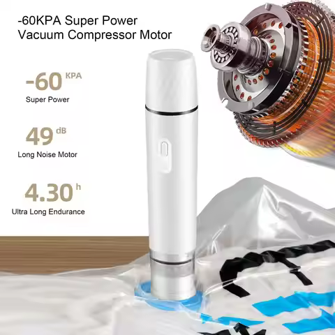 Electric Air Pump Handheld Vacuum Sealer Cordless Sealing Machine Tool for Food Storage Electric Air