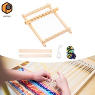 [prettyia] Loom Kit, Hand Knitting Tool with Yarns, Creative 20.8 Cm X 19.3 Cm Tapestry Loom, DIY Cr