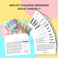 Monthly Savings Target Envelope Saving Challenge Envelope