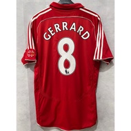Original Liverpool Home Jersey 2007/2008 Gerrard 8 (L)