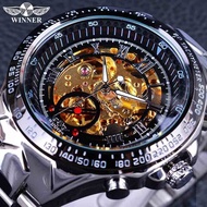 [Preferred] WINNER T-WINNER Men's Fashion All-Steel Skeleton Automatic Mechanical Watch Men's Watch