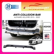 Toyota alphard vellfire 2015 2021 agh30 steel material rear bumper anti-collision beam safety bar