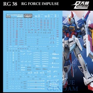 [DALIN] RG38  RG 1/144  FORCE IMPULSE GUNDAM WATER SLIDE DECAL
