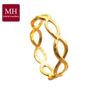 MH 916 GOLD TENNIS INFINITY RING/CINCIN INFINITI EMAS 916