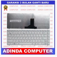 PUTIH Keyboard Asus K43 P31 P42F P42JC P43 U30 U30j U30JC U30S U31F U31SD U32 U32U U35 U41 U80 UL30A
