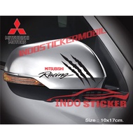 MITSUBISHI MIRROR STICKER MITSUBISHI UNIVERSAL MIRROR STICKER