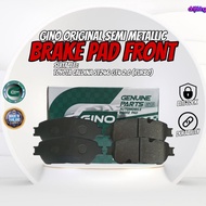 GINO BRAKE PAD FRONT & REAR FOR TOYOTA CALDINA ST246 GT4 2.0 (TURBO)