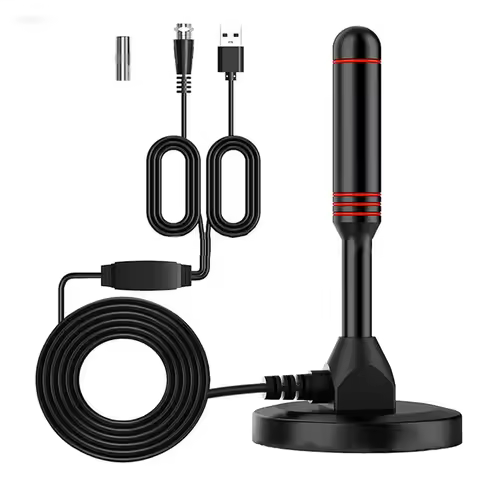 Portable HD TV Antenna Digital HD Freeview Aerial 30DBI HD Digital TV Antenna with Amplifier DVB-T2 