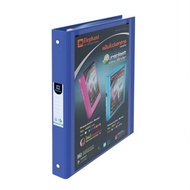 Document Display File 3-Ring 1-Inch Spine 231A4 Blue (With 20 Inserts)