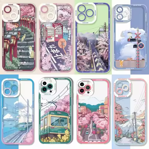 Aesthetic Mount Fuji Landscape Case For Huawei Honor X8D X6C X9D X7D X9A X7A X8B X9B X7B X8C Magic 7