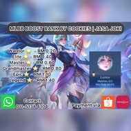 BOOST RANK | JOKI RANK MOBILE LEGEND BY COOKIES