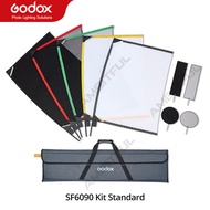 Godox 5 in 1 23.6‘’ x 35.4‘’ /17.7‘’ x 23.6‘’ Aluminum Alloy Frame Sun Scrim Kit Photography Reflec