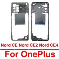 For Oneplus Nord CE Nord CE2 Nord CE4 Nord CE4 Lite 5G Middle Frame Housing Cover Middle Holder Fram