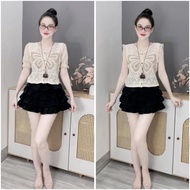 QC Sweater Set, Short Layered Skirt Bao Ngoc Wholesale Warehouse[A2]