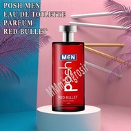 Posh Men / Eau De Toilette / Parfum Red Bullet / Minyak Wangi 100ml