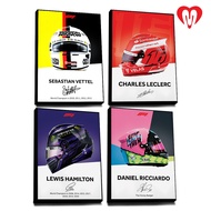 MANTA Poster Frameblock F1 HELMET