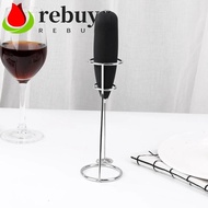REBUY Milk Frother Stand, Heavy Duty Multifunctional Egg Beater Holder, Metal Stand Iron Universal H