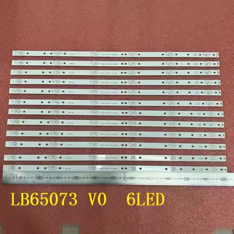 6LED LED Backlight Strip For Hisense H65AE6030 H65AE600 H65AE6000 H65A6100 H65A6140 H65AE6100 TV LC-