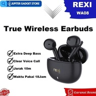READY, REXI WA08 HEADSET BLUETOOTH WIRELESS EARPHONE TWS EARBUDS
