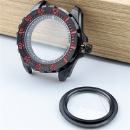 44mm Watch Case 316L Stainless Steel Mechanical Diving Watch Accessory for NH35/NH36/NH34/4R35A/4R36