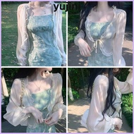 YUJINI Sunscreen Cardigan, Thin Sun-protection Sun Protection Coat, Summer Long Sleeve Y2K Breathabl