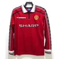 Manchester United 1998 Retro Football Jersey/1999 High Import Quality