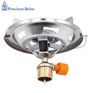 【Ready Stock】 Metal Camping Stove Brass Regulator Propane Stove Portable 10000btu Adjustable Propane