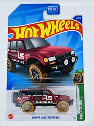Hot Wheels - Toyota Land Cruiser 80 - Kroger Exclusive Red - Mud Studs 2/5-91/250 - Mint/NrMint Ship