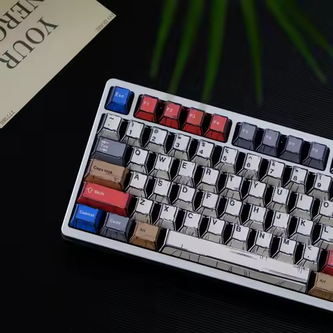 Comic Style Keycaps 149 Keys Cherry Profile Anime Keycap PBT Dye Sub Key Caps for DIY Game MX Switch