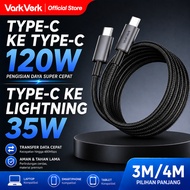 VarkVerk (C04) / 3m 4m/ Long version of aluminum alloy braided data cable 4m meter3m, TYPE C to TYPE