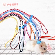 ROXUL Pet Cage Leash, 1.4m Nylon Pet Hamster Leash,  Adjustable Walking Leash Rat Mouse Hamster