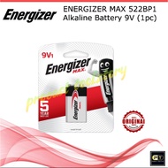 ENERGIZER MAX 522BP1 Alkaline Battery 9V (1pc) VT