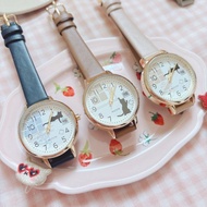 考試手錶 Playful Cat  貓貓剪影日期錶 女裝 手錶