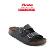 [Online Exclusive] BATA Harley Energiser Men Sandal - Black 8806002 Sandal Lelaki