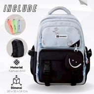 Korean Icon School Bag for Girls and Children, Backpack Model, Elementary School, Middle School, Hig