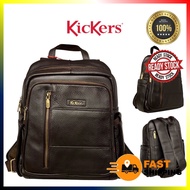KICKERS ORIGINAL COW LEATHER BACKPACK BEG LELAKI KULIT ORIGINAL LEMBU ASLI BEG GALAS