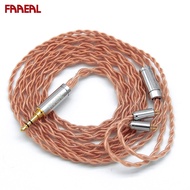 FAAEAL Gold Plated Replacement Headphones 3.5/2.5/4.4mm 2Pin/MMCX For KZ TFZ Shure SE215