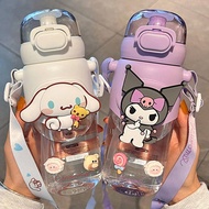 Kids water bottle, kuromi water bottle, kuromi bottle ,water bottle kids, cute water bottle,Cinnamorroll Water Cup, Cute Girl Water Bottle, High Beauty New Straw Water Bottom, Student Tourism Water Bottom, Student Daily Water Cup