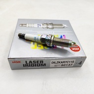 4pcs/lot DILZKAR7C11S 90137 Dual Iridium Spark Plugs For Honda 2015 2016-2018 Fit 1.5L 12290-5R0-003