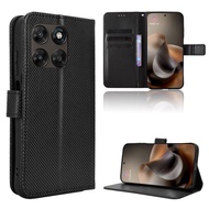 Fashion Diamond Flip Cover for Motorola Moto G87 / G Max 5G Wallet Case Lanyard Card Holder PU Leath
