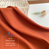 TB41-TB72 Kain Pasang Original Toyobo Cotton Japan Bidang 58 Price For 0.5m