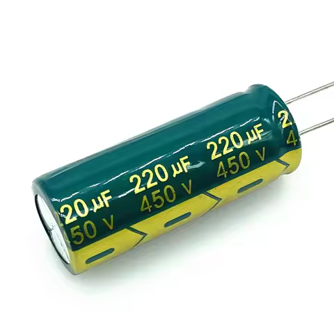 2pcs/lot 450v 220UF high frequency low impedance 450v220UF aluminum electrolytic capacitor size 18*4