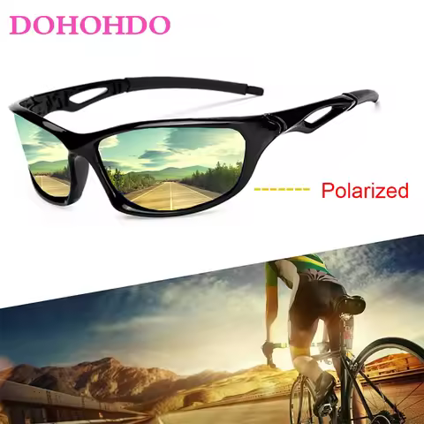 DOHOHDO 2022 New Polarized Night Vision Glasses Men Male Sunglasses Fishing Sports Eyewear UV400 len