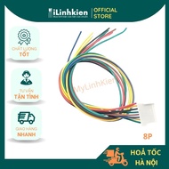 High quality 8P XH2.54 bus wire, 22AWG wire, 1 plug, 30cm long.