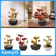 [Homyl3] Tabletop Water Fountain Indoor Decor Chinese Gifts Garden Water Fountain