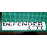 Landrover Defender 110 stiker 12 inci