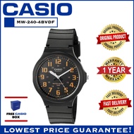 CASIO MW-240 ORIGINAL ANALOG WATCH WITH 1 YEAR WARRANTY MW240 / MW-240 / MW240-4BVDF / MW-240-4BVDF