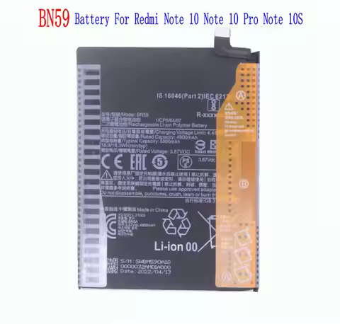 1x New High Quality 5000mAh BN59 Battery For Redmi Note 10 Note 10 Pro Note 10S Note 10pro Global Ba