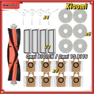 For Xiaomi Mijia Omni B101CN / Omni 1S B116 Accesories Main Side Brush Hepa Filter Mop Dust Bag Robot Vacuum Cleaner Parts